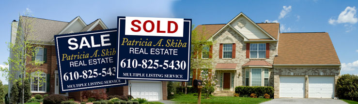 Gorgeous homes and Patricia A. Skiba SOLD signs